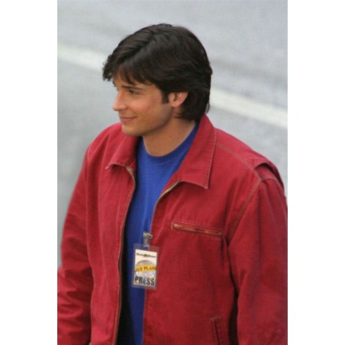 Smallville Clark Kent Red Suede Jacket